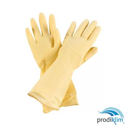 GUANTE FLOCADO AMARILLO T/G (PAR)
