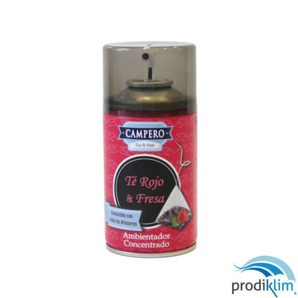 AMBIENTADOR SPRAY TE ROJO/FRESA 250ML CAMPER