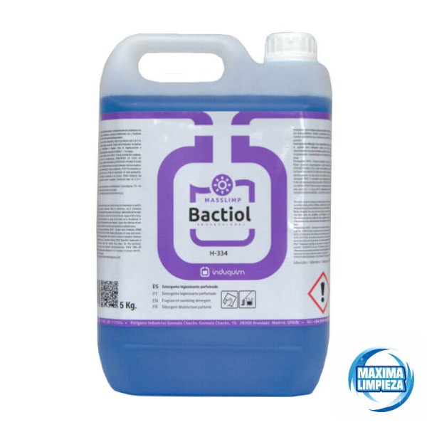 H-334 ACTIOL (5KG) LIMPIADOR DETER AZUL MENTA LQ