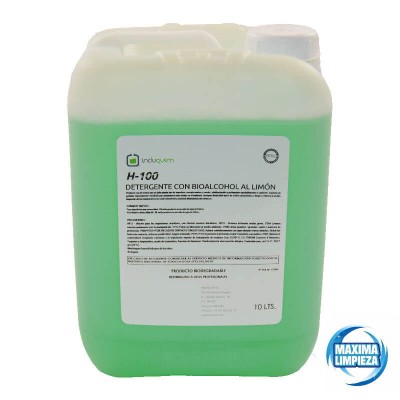 H-100 (10L) DETERGENTE BIOALCOHOL LIMON EXTRA