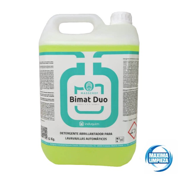 H-134D BIMAT DUO (6KG) DETERGE Y ABRILLANTADO LQ