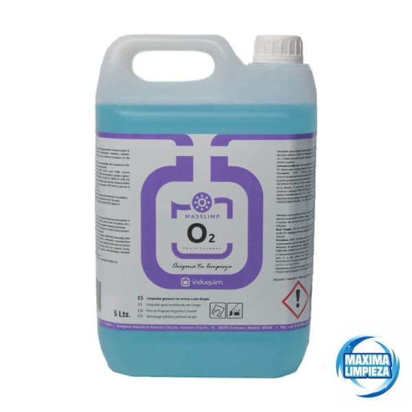 O2 (5L) LIMPIADOR GENERAL C/AROMA AIRE LIMPIO LQ