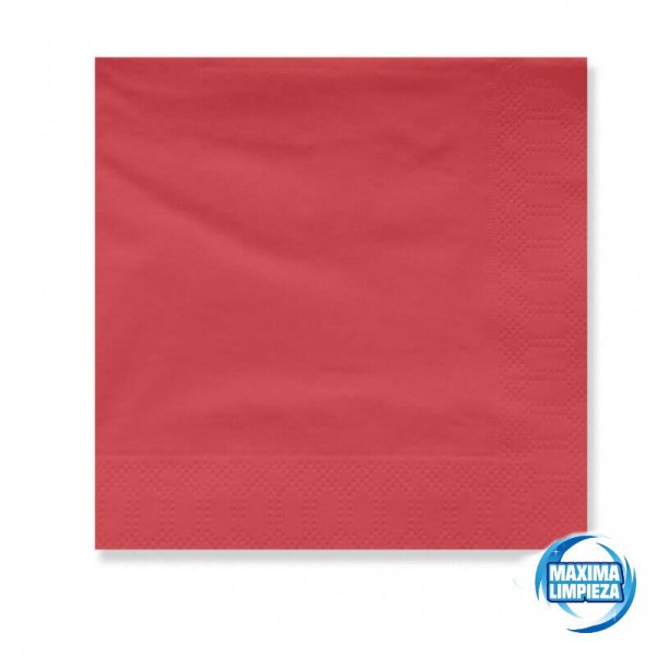 SERV. 20X20 2 CAPAS ROJO (6000 UDS)
