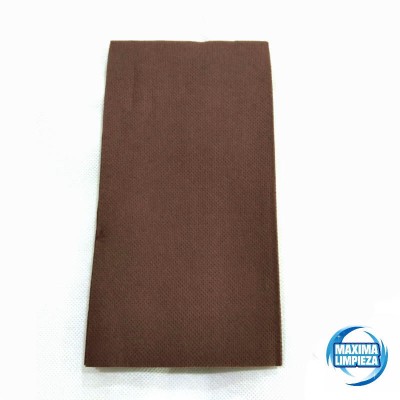 SERV. 40X40 2 CAPAS. PUNTA.P.A MARRON 1800UDS