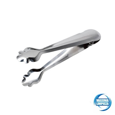 PINZA HIELO MUELLE INOX