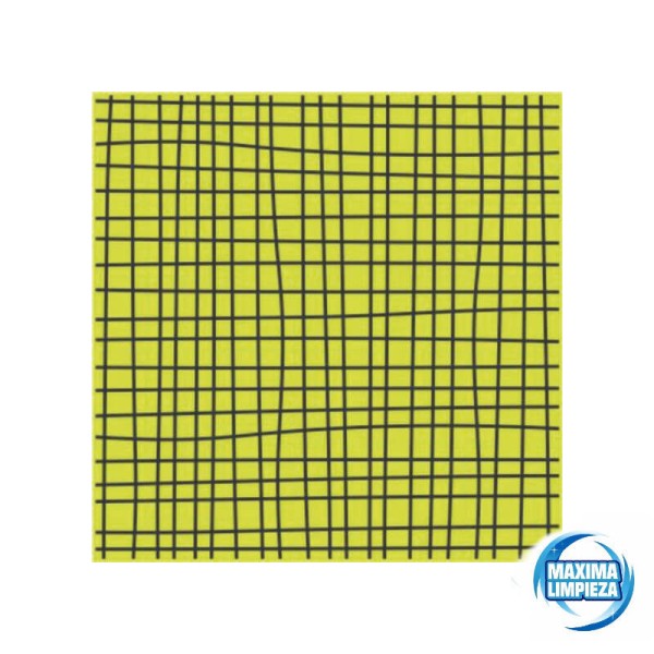 SERV. 40X40 2C PISTACHO HILO NEGRO 1000UDS