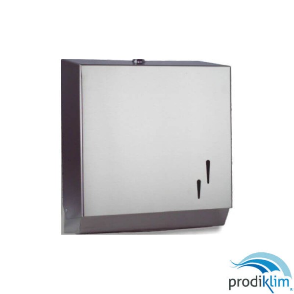 DISPENSADOR TOALLA SATINAD ENGARZA ACERO INOX