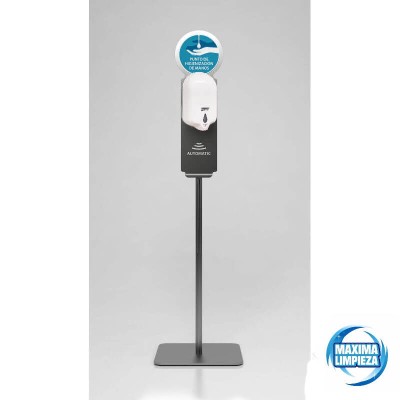 JABONERA AUTOMATICA PLATA/NEGRO DE 0.800L
