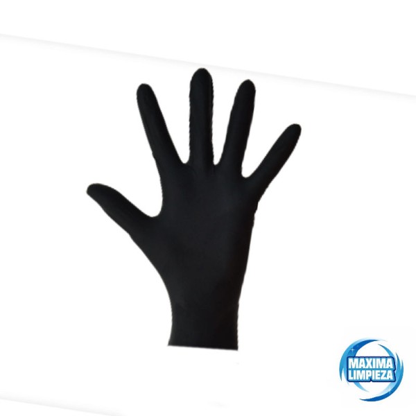GUANTE NITRILO NEGRO EXTREME T/G (100U)