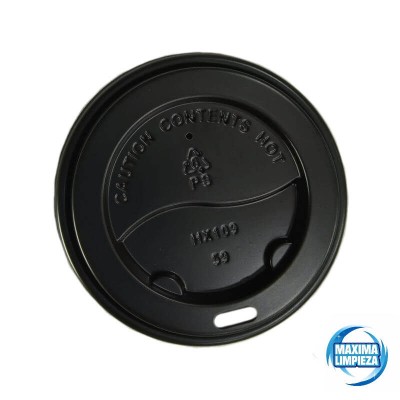 TAPA TRAVEL NEGRA 8OZ 240CL (50UDS)