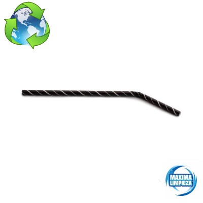 CAÑA PAPEL FLEXI.ENFUNDA 210X6 NEGRA RAYA100U
