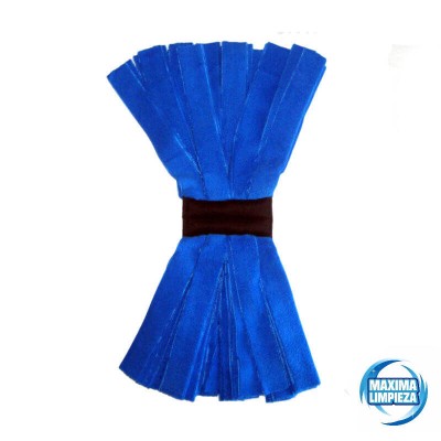 FREGONA CARRO MICROFIBRA TIRAS AZUL 250GR PP