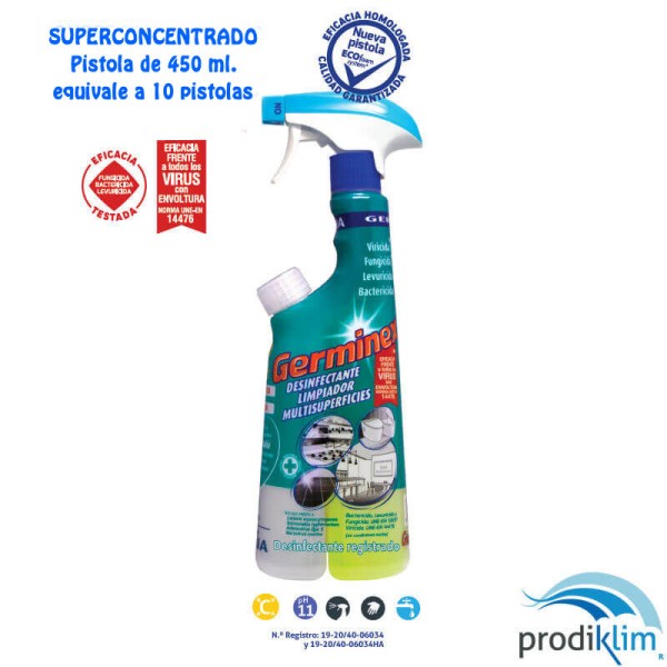GERMINEX DESINF LIMPIAD MULTIS CONCENTR 400ML *LQ*