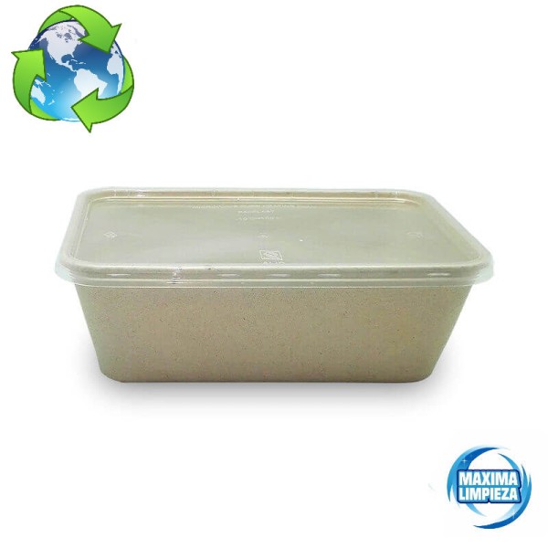 ENVASE RECTANG.750ML CAÑA AZUCAR C/TAPA (50U)
