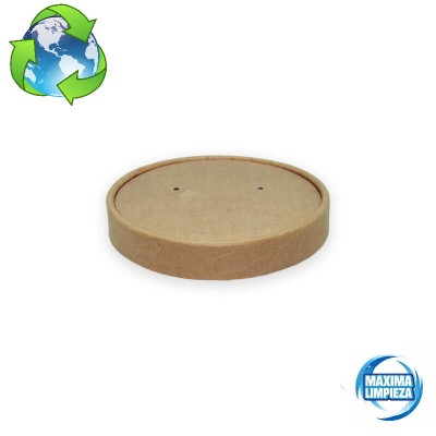 TAPA SOPERA CARTON 96MM KRAFT 350-470ML(25)