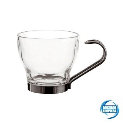 TAZA CAFE 10.8CL C/ASA INOX SUPREME (3UDS)