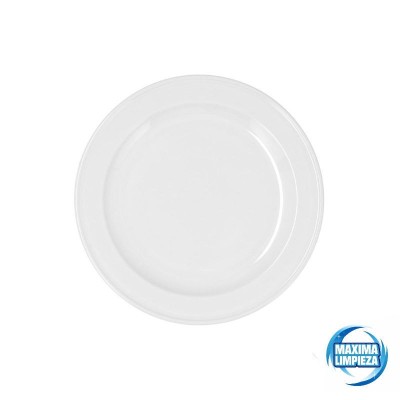 PLATO POSTRE GLACIAL ESTRECHO 20CM (6UNID)