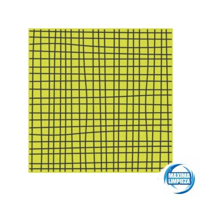 Servilleta 40x40 2C Pistacho Hilo Negro | Máxima Limpieza