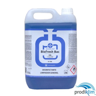 H-106 Biofresh Bac Ha (5L) Limp Higien Azul | Máxima Limpieza