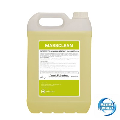 E-120 (6KG) Detergente Maquina Aguas | Máxima Limpieza
