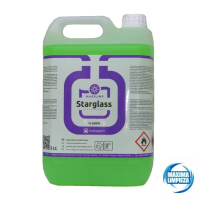H-260M (5L)LIMPIACRISTAL Antivaho Manzan | Máxima Limpieza