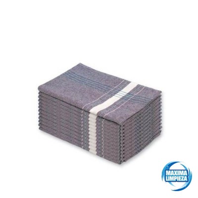 Paño Algodon Azul 50x50 (12UDS) Rx | Máxima Limpieza