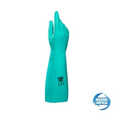 GUANTE ULTRANITRILO EXTRALARGO T-8 T/M (PAR