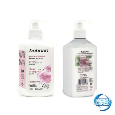 DOSIFI JABON MANO BABARIA ROSA MOSQUETA 500ML