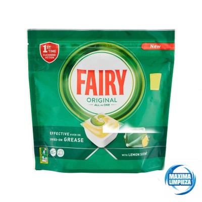 Capsulas Lavavajillas Fairy Original 18+11 | Máxima Limpieza