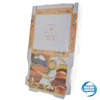 Caja de Pizza 260X260X35 (100UDS) | Máxima Limpieza