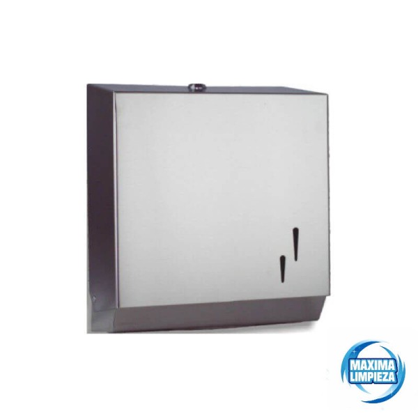 DISPENSADOR TOALLA SATINAD ENGARZA ACERO INOX