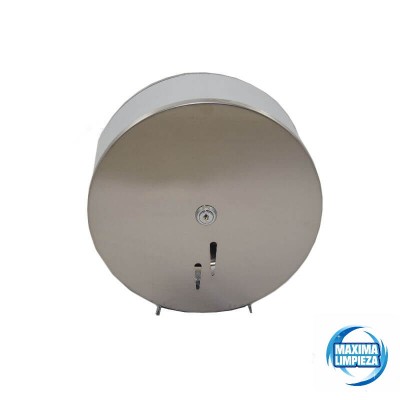 PORTARROLLOS PAPEL HIG INOX SATINA 45MM LLAVE