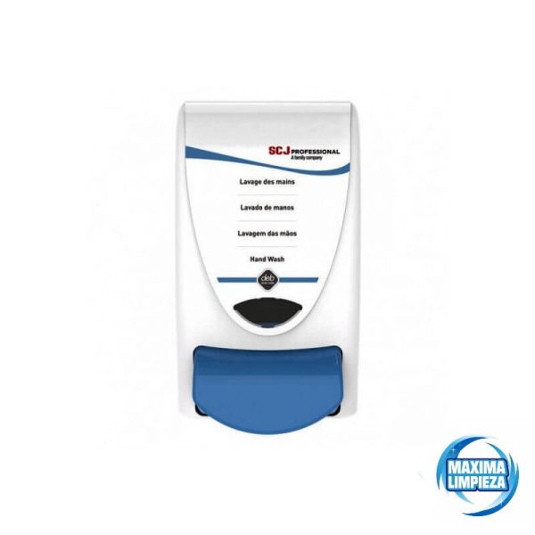 Dosificador gel espuma DEB color botón azul o blanco (1 L.)