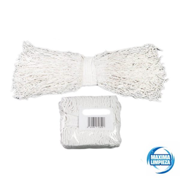 Fregona carro algodón blanco 350 grs.